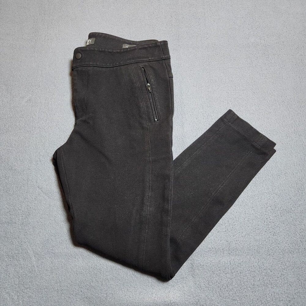 Ann Taylor LOFT Pants Women 6P Black Mid Rise Skinny